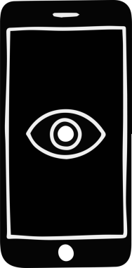 Göz simgesi vektör resmi illüstrasyonu