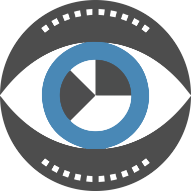 Göz simgesi vektör resmi illüstrasyonu