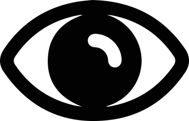 Göz simgesi vektör resmi illüstrasyonu