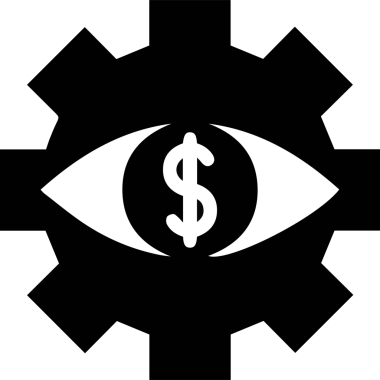 Göz simgesi vektör resmi illüstrasyonu