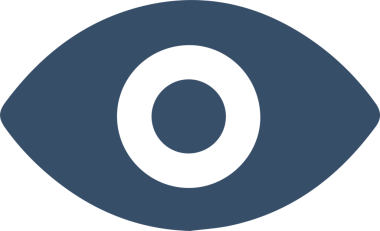 Göz simgesi vektör resmi illüstrasyonu