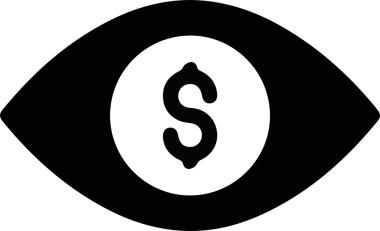 Göz simgesi vektör resmi illüstrasyonu