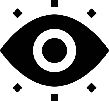 Göz simgesi vektör resmi illüstrasyonu