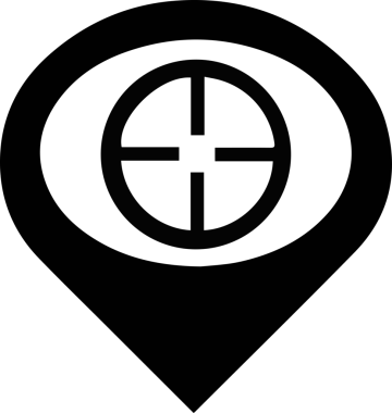 Göz simgesi vektör resmi illüstrasyonu