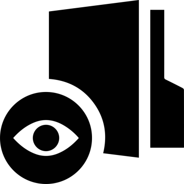 Göz simgesi vektör resmi illüstrasyonu