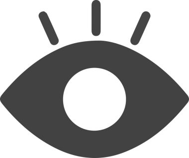 Göz simgesi vektör resmi illüstrasyonu