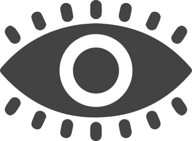 Göz simgesi vektör resmi illüstrasyonu