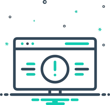 Dikkat simgesi simgesi vektör resimleme uyarısı