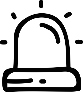 Dikkat simgesi simgesi vektör resimleme uyarısı