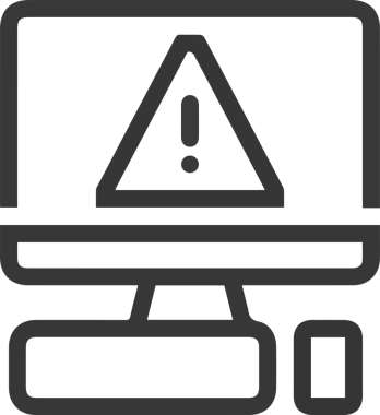 Dikkat simgesi simgesi vektör resimleme uyarısı