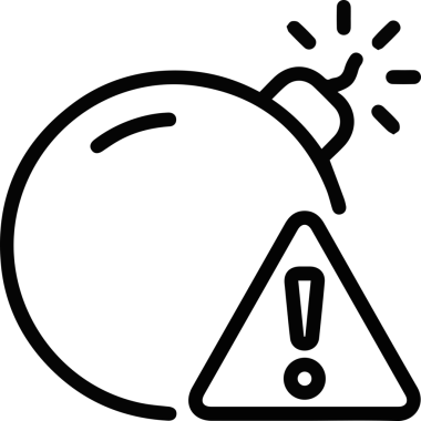 Dikkat simgesi simgesi vektör resimleme uyarısı