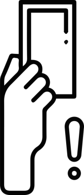 Dikkat simgesi simgesi vektör resimleme uyarısı