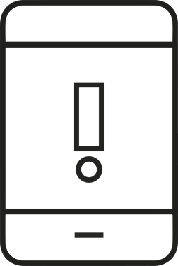 Dikkat simgesi simgesi vektör resimleme uyarısı