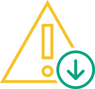 Dikkat simgesi simgesi vektör resimleme uyarısı