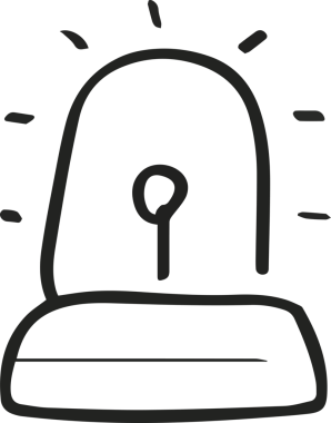 Dikkat simgesi simgesi vektör resimleme uyarısı