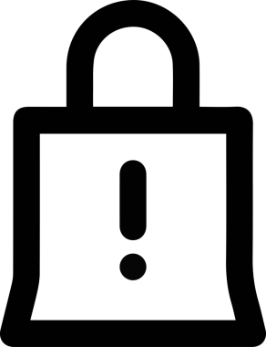 Dikkat simgesi simgesi vektör resimleme uyarısı