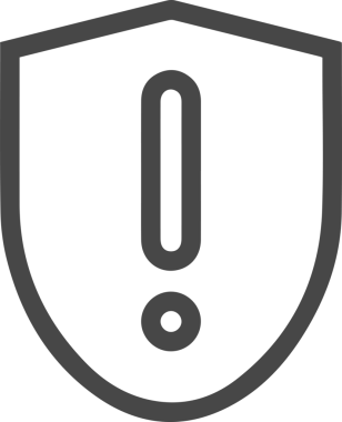 Dikkat simgesi simgesi vektör resimleme uyarısı