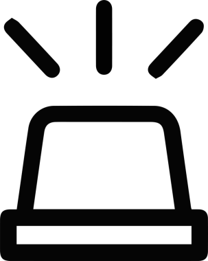 Dikkat simgesi simgesi vektör resimleme uyarısı