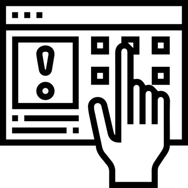 Dikkat simgesi simgesi vektör resimleme uyarısı