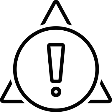 Dikkat simgesi simgesi vektör resimleme uyarısı