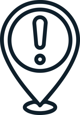 Dikkat simgesi simgesi vektör resimleme uyarısı