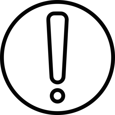 Dikkat simgesi simgesi vektör resimleme uyarısı