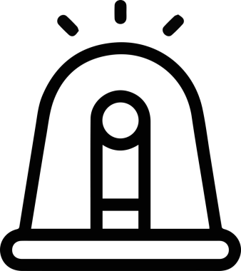 Dikkat simgesi simgesi vektör resimleme uyarısı