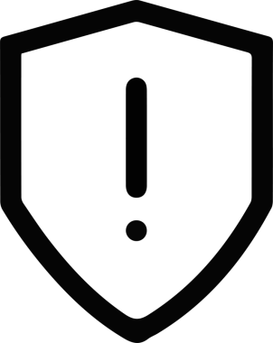 Dikkat simgesi simgesi vektör resimleme uyarısı