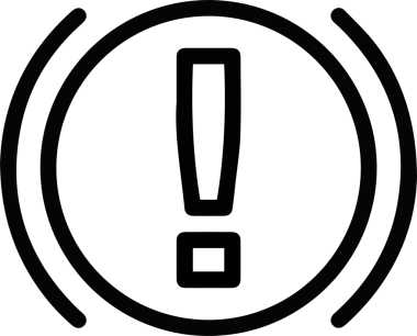 Dikkat simgesi simgesi vektör resimleme uyarısı