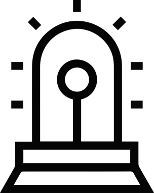 Dikkat simgesi simgesi vektör resimleme uyarısı