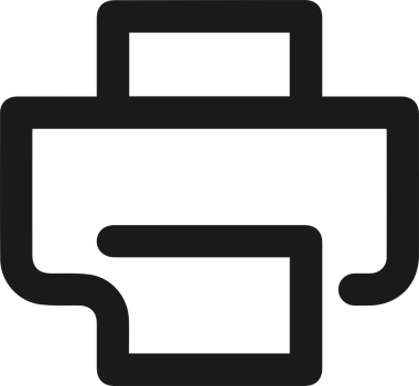 Bilgisayar yazıcı simgesi vektör görüntüsü