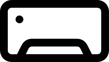 Bilgisayar yazıcı simgesi vektör görüntüsü