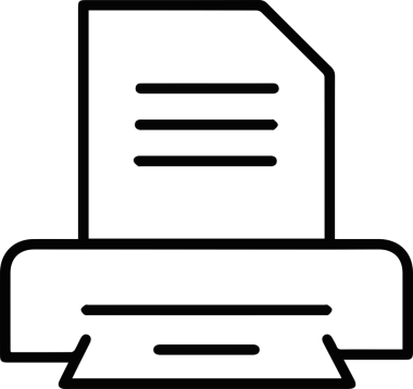 Bilgisayar yazıcı simgesi vektör görüntüsü