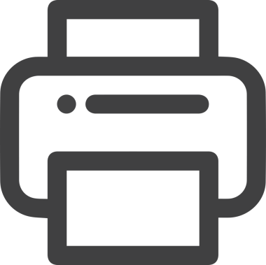 Bilgisayar yazıcı simgesi vektör görüntüsü