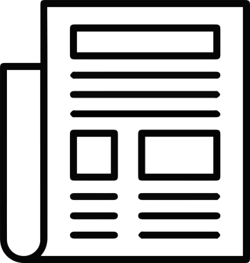 Bilgisayar yazıcı simgesi vektör görüntüsü