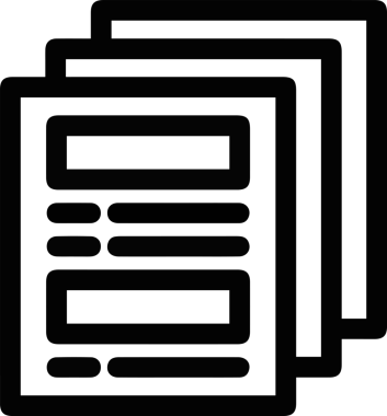 Bilgisayar yazıcı simgesi vektör görüntüsü