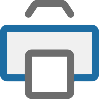 Bilgisayar yazıcı simgesi vektör görüntüsü