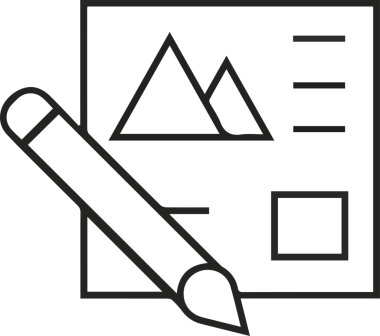 Bilgisayar yazıcı simgesi vektör görüntüsü