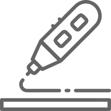 Bilgisayar yazıcı simgesi vektör görüntüsü