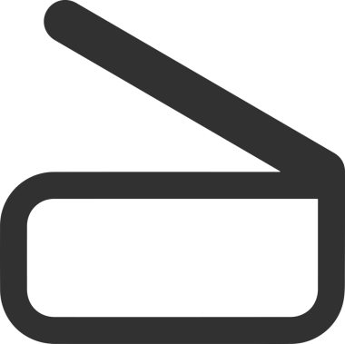 Bilgisayar yazıcı simgesi vektör görüntüsü