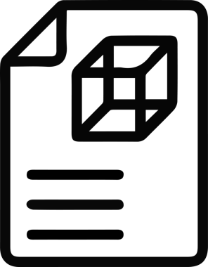 Bilgisayar yazıcı simgesi vektör görüntüsü