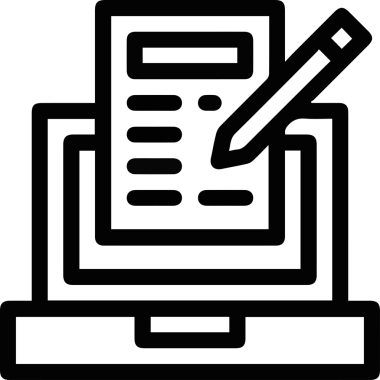 Bilgisayar yazıcı simgesi vektör görüntüsü