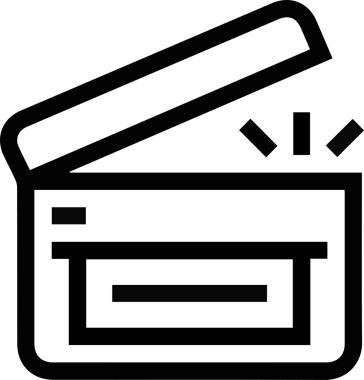 Bilgisayar yazıcı simgesi vektör görüntüsü