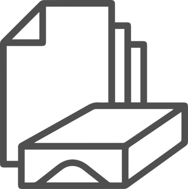 Bilgisayar yazıcı simgesi vektör görüntüsü