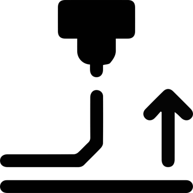 Bilgisayar yazıcı simgesi vektör görüntüsü