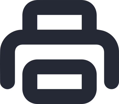 Bilgisayar yazıcı simgesi vektör görüntüsü