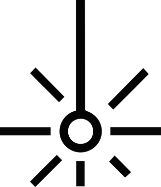 Bilgisayar yazıcı simgesi vektör görüntüsü