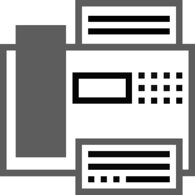 Bilgisayar yazıcı simgesi vektör görüntüsü