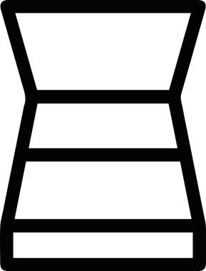 Bilgisayar yazıcı simgesi vektör görüntüsü