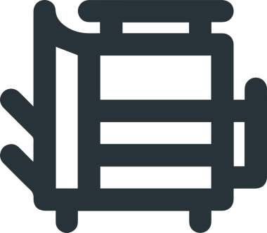 Bilgisayar yazıcı simgesi vektör görüntüsü